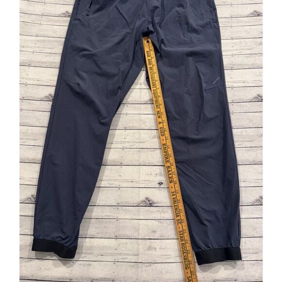HILL CITY Mens Jogger Pant Sz Medium Blue Tech Athletic Performance Drawstring - Picture 10 of 16